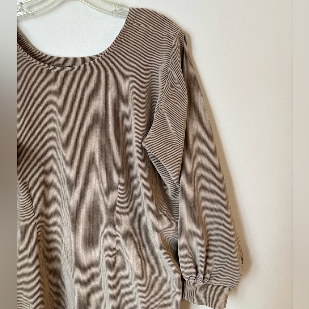Vintage plus size handmade corduroy dress